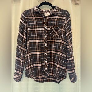 Thread & Supply Black and Brown Plaid Jacket